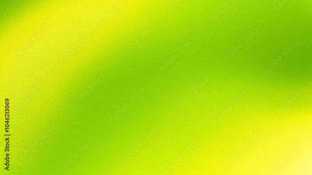 Green lime lemon yellow white abstract background. Color gradient ombre blur. Line wave liquid fluid iridescent. Noise grain mesh. Bright fresh light neon glow glitter metallic foil. Design. Template.