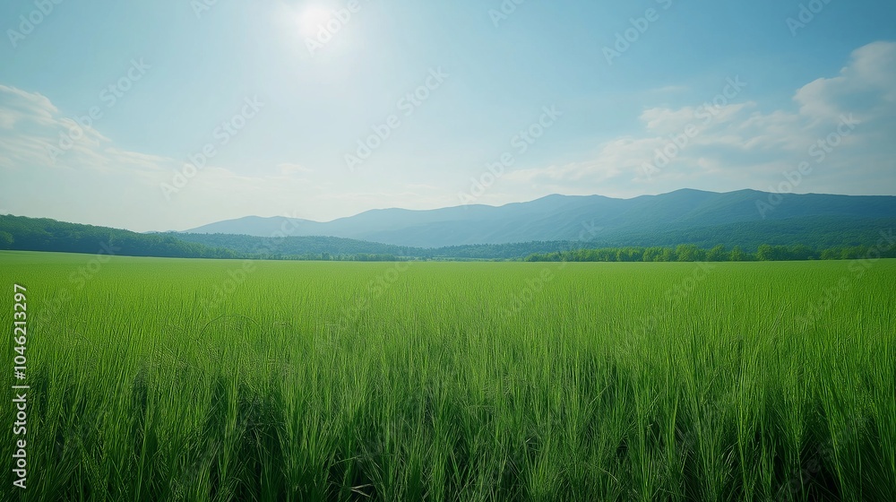 Fototapeta premium nice landscape theme of field