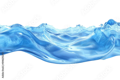 Abstract Blue Water Wave Background photo