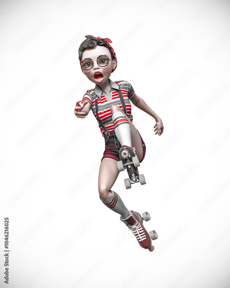 boogie rollergirl is jumping fast boogie rollergirl is jumping fast