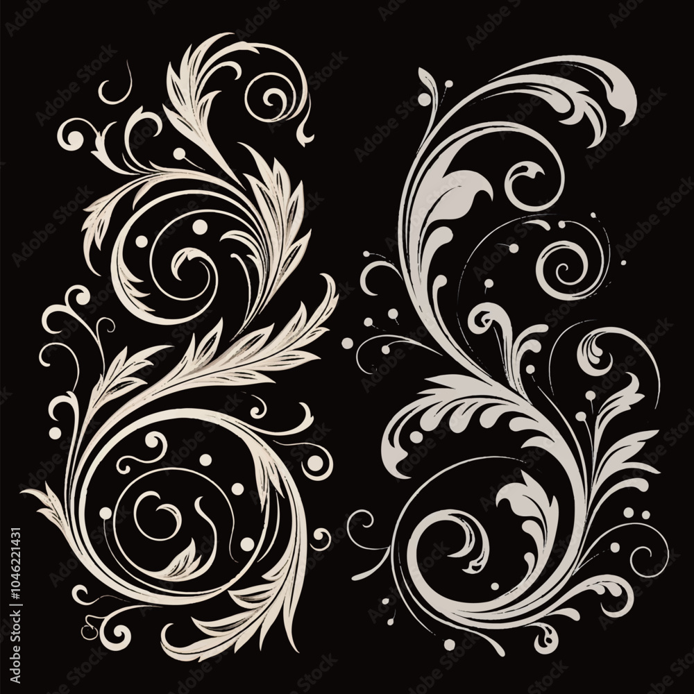 Fototapeta premium abstract floral background