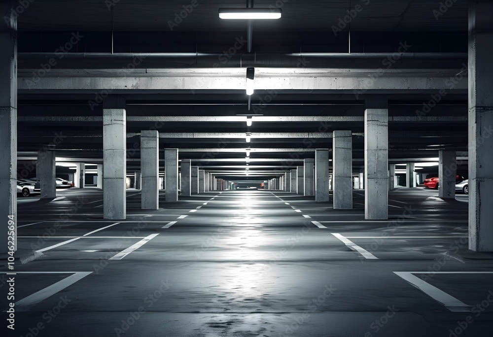 Fototapeta premium parking lot