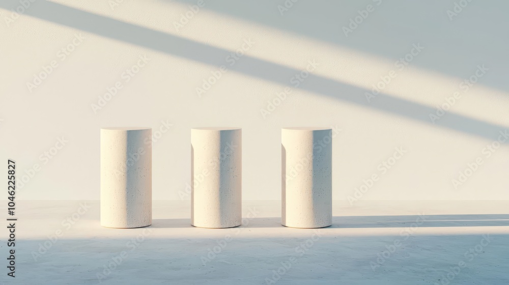 Threedimensional rotating shapes casting dynamic shadows on the ground, basic shapes, dynamic 3D Threedimensional rotating shapes casting dynamic shadows on the ground, basic shapes, dynamic 3D