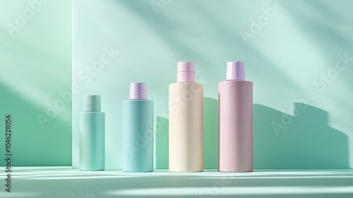 Minimalist Beauty Products Display