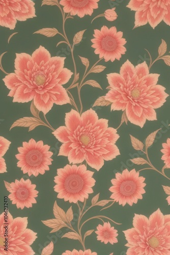 flowers pattern wallpaper