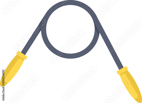 Skipping rope is lying on a white surface, suggesting a quick and easy way to get some exercise