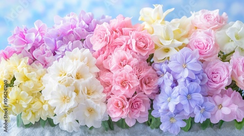 Colorful Flower Arrangement for Bright Atmosphere