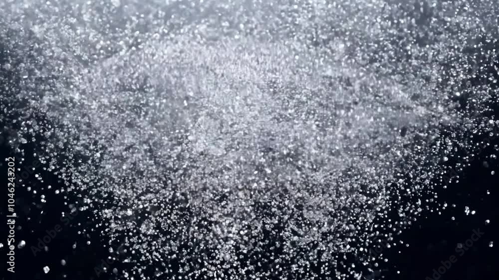 Glittering Shower in a Magical Atmosphere Glittering Shower in a Magical Atmosphere