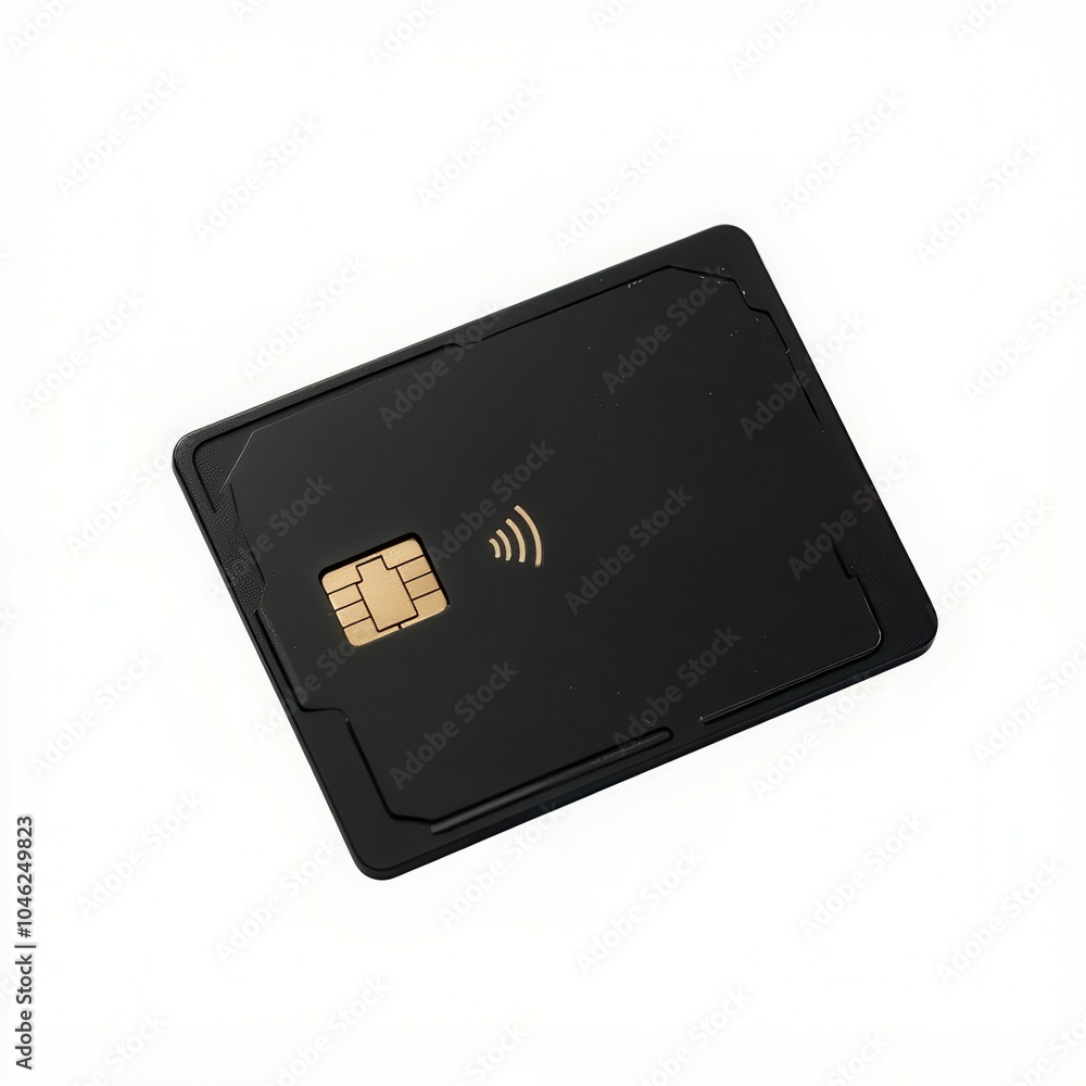 Smart card, white isolate background Smart card, white isolate background