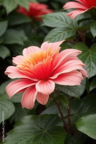 red and yellow flower