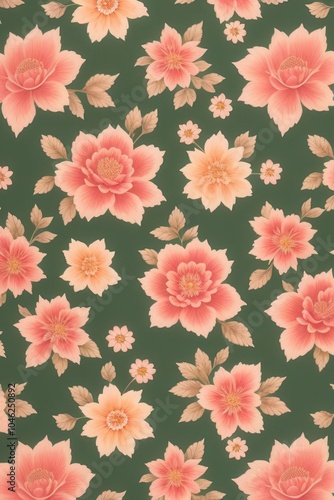 flowers pattern wallpaper