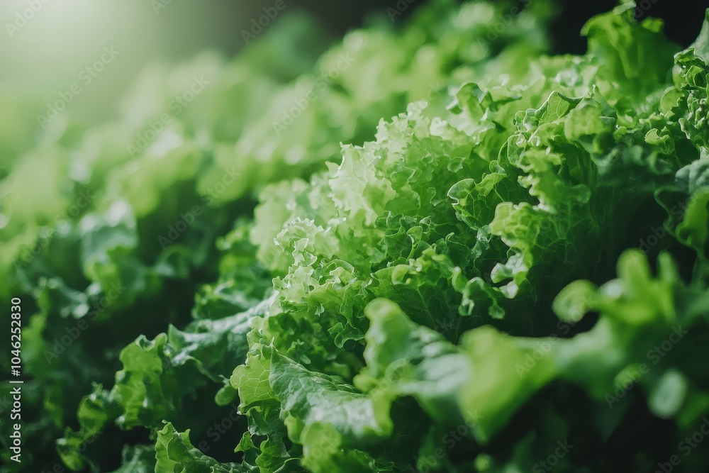 Fresh Lettuce Harvest Close Up in Natural Light Fresh Lettuce Harvest Close Up in Natural Light