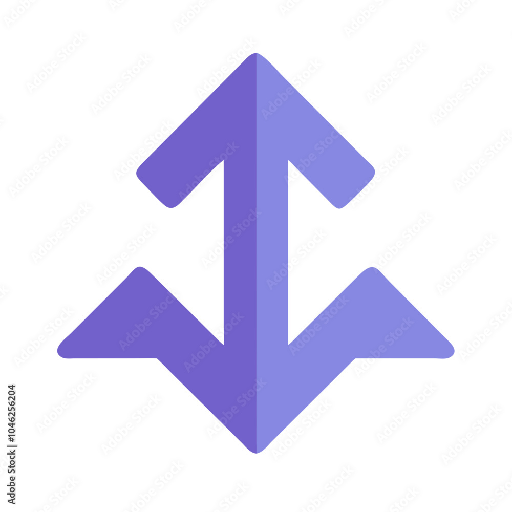 Blue arrow logo icon vector illustration Blue arrow logo icon vector illustration