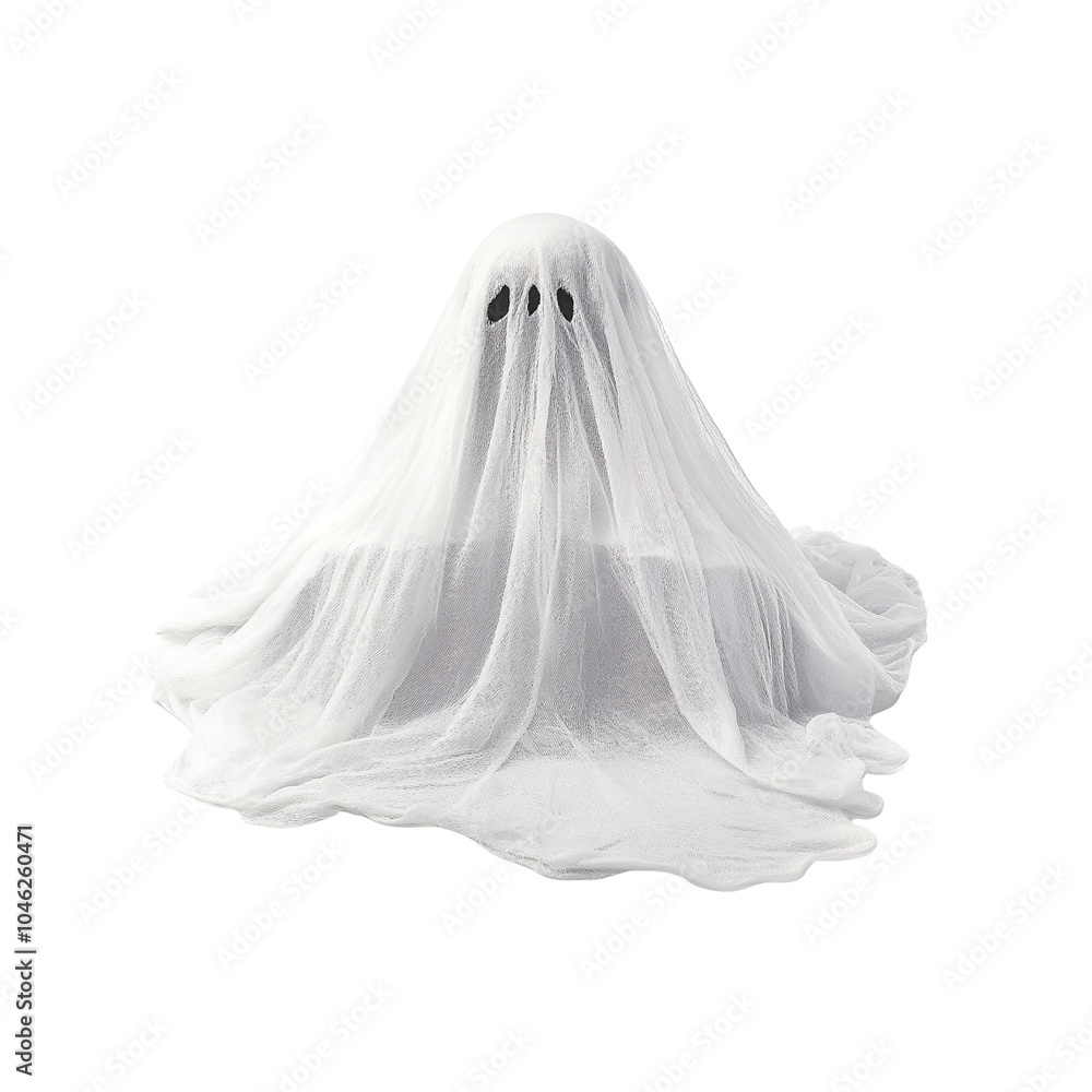 White Ghost Sheet with Two Black Eyes White Ghost Sheet with Two Black Eyes