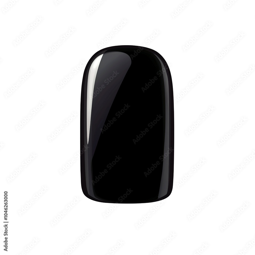 Black Nail Polish with Glossy Finish Black Nail Polish with Glossy Finish