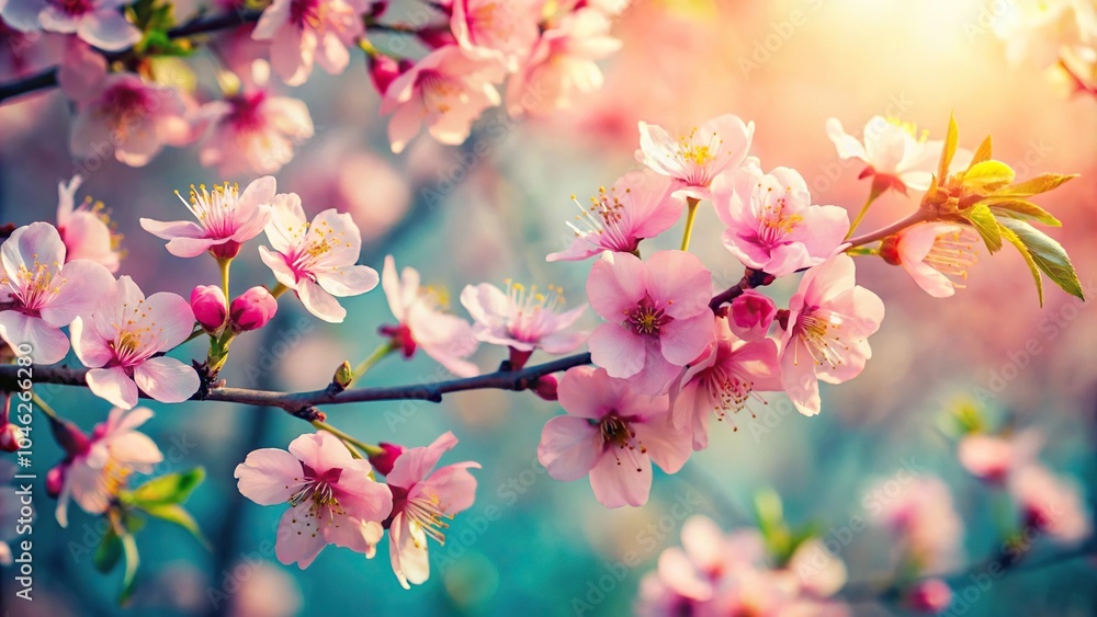 enchanting macro shot of blossoming tree enchanting macro shot of blossoming tree