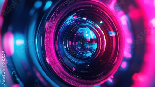 Camera Lens Close-Up