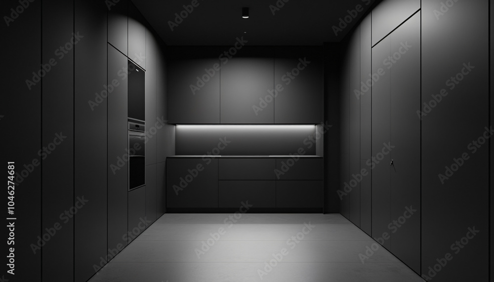 Fototapeta premium Minimalist and unique interior design in the house