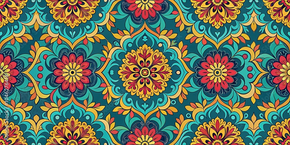 Chic seamless pattern adorned with decorative elements, perfect for wallpaper, backgrounds, and surface textures in modern interiors. Elevate your decor with a touch of elegance. Chic seamless pattern adorned with decorative elements, perfect for wallpaper, backgrounds, and surface textures in modern interiors. Elevate your decor with a touch of elegance.