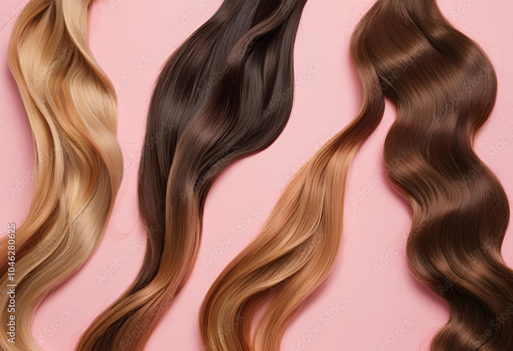 Hair extensions are used to enhance beauty and add length to hairstyles for a glamorous look.
