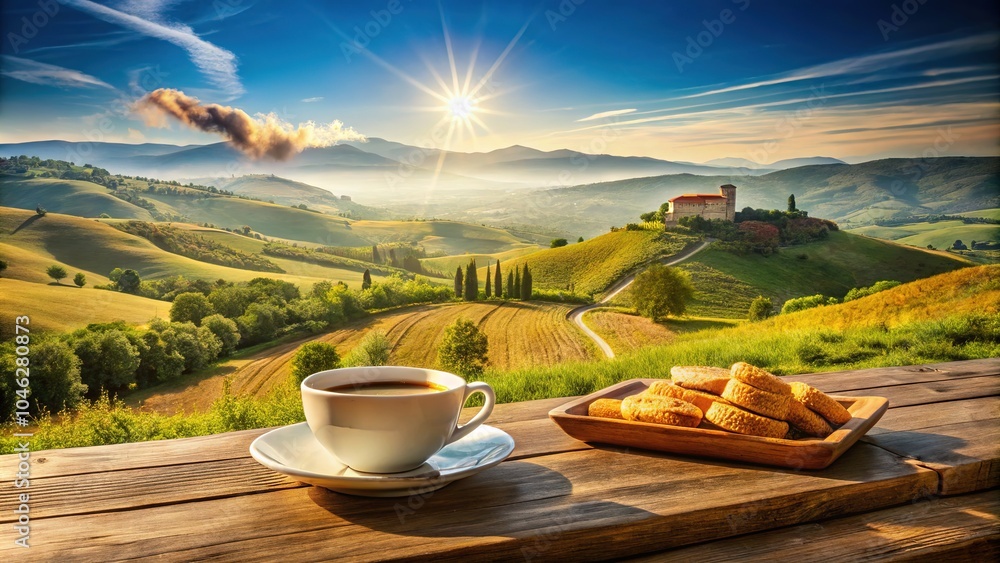 Immerse yourself in Italian landscapes and enjoy a biscotti break. Immerse yourself in Italian landscapes and enjoy a biscotti break.