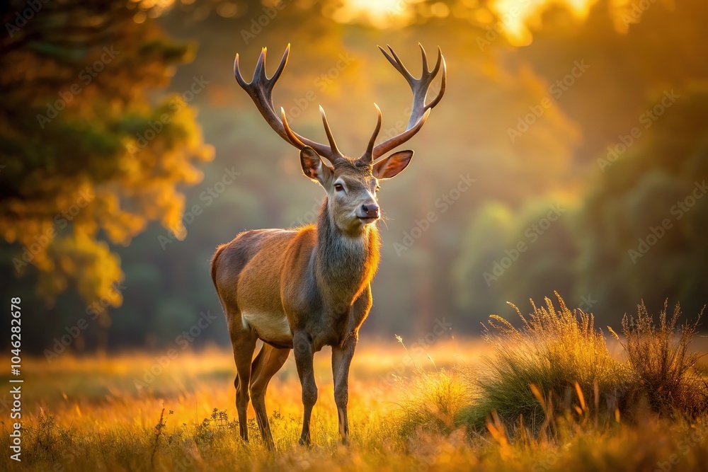 custom made wallpaper toronto digitalMajestic deer showcased in breathtaking aerial drone photography, capturing their grace in nature's embrace.