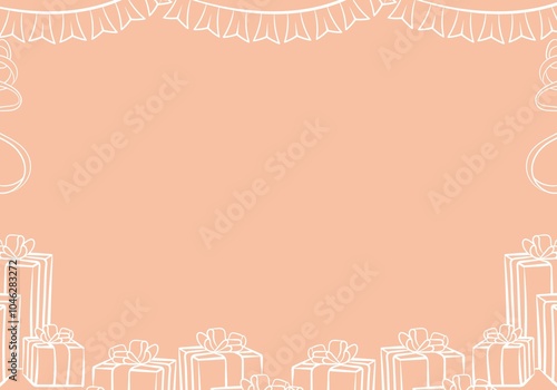 Beautiful Christmas and New year festival background 