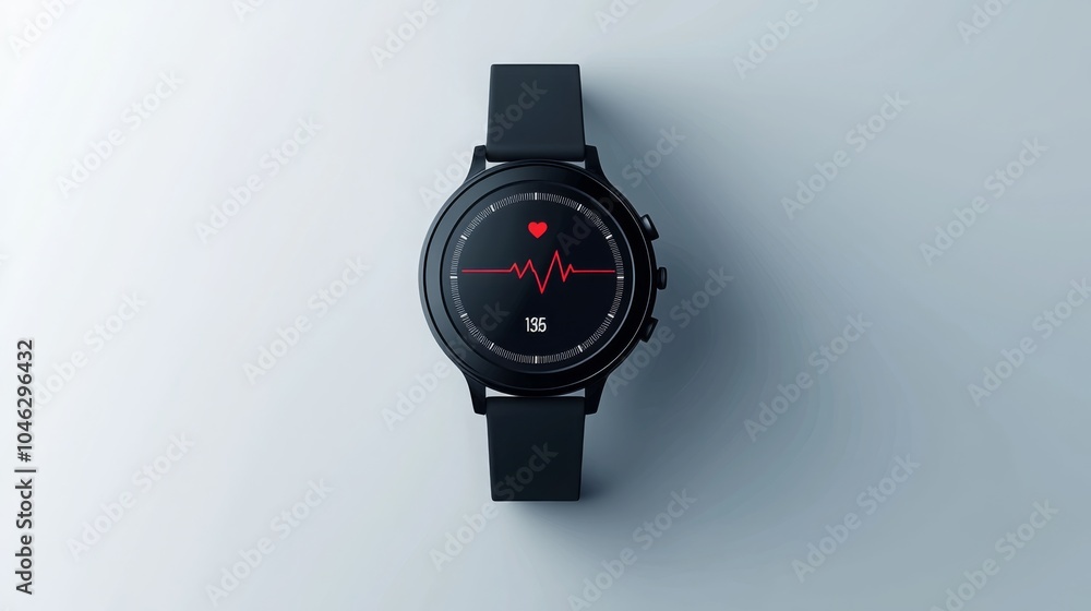 Minimalist Wearable Device with Heart Rate Display Minimalist Wearable Device with Heart Rate Display