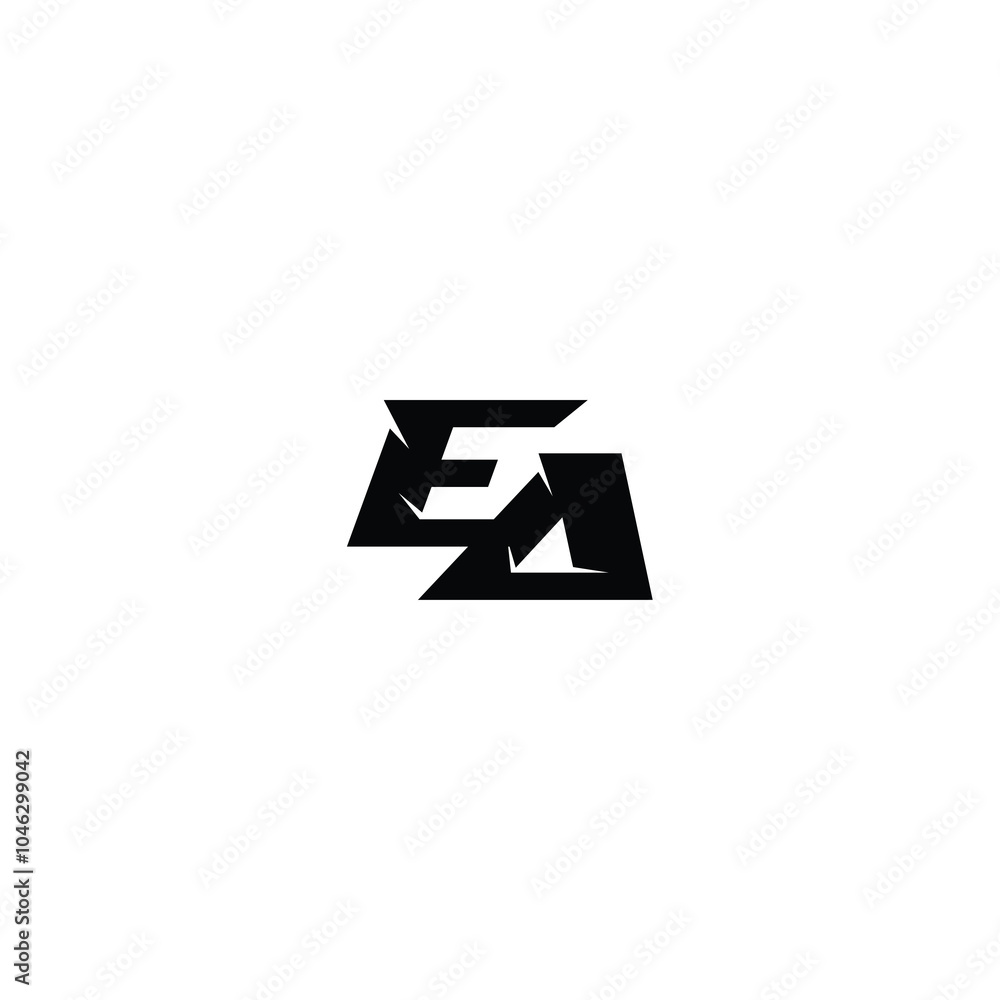 EA monogram logo design letter text name symbol monochrome logotype alphabet character simple logo EA monogram logo design letter text name symbol monochrome logotype alphabet character simple logo