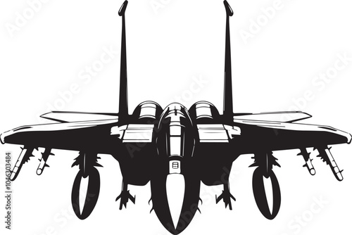 illustration of fighter jet