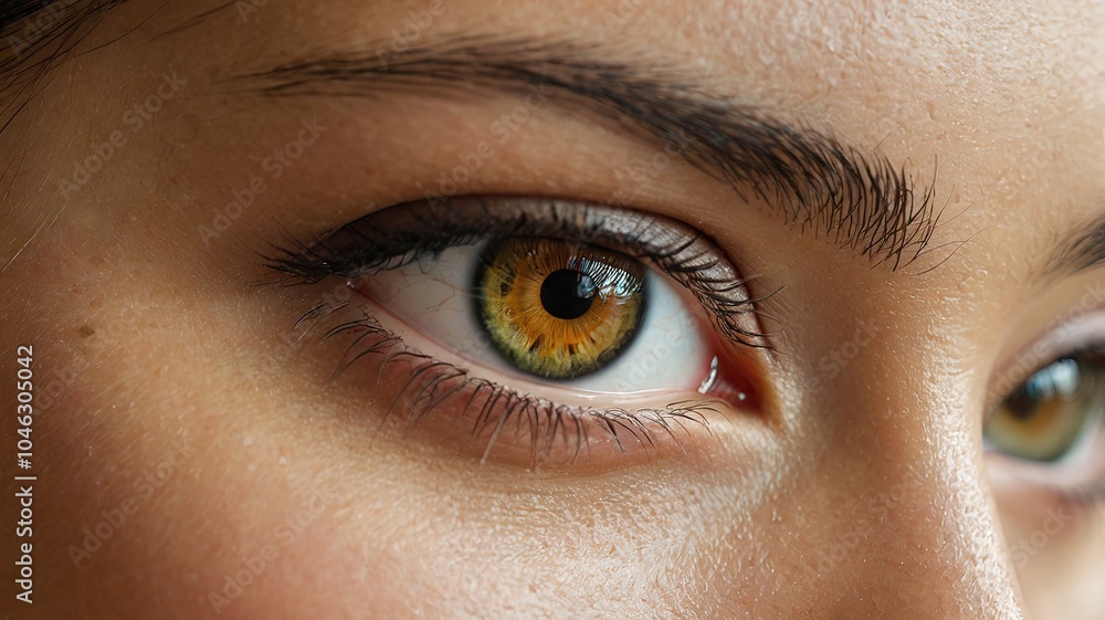 Fototapeta premium Women eye, macro photo of beautiful women eyes.