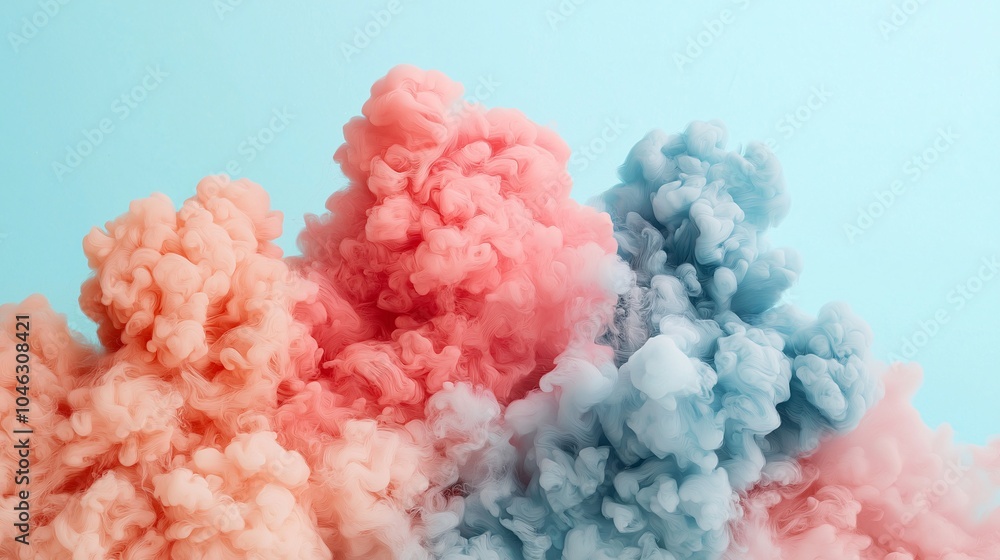 Pastel Color Explosion in Subtle Hues Pastel Color Explosion in Subtle Hues
