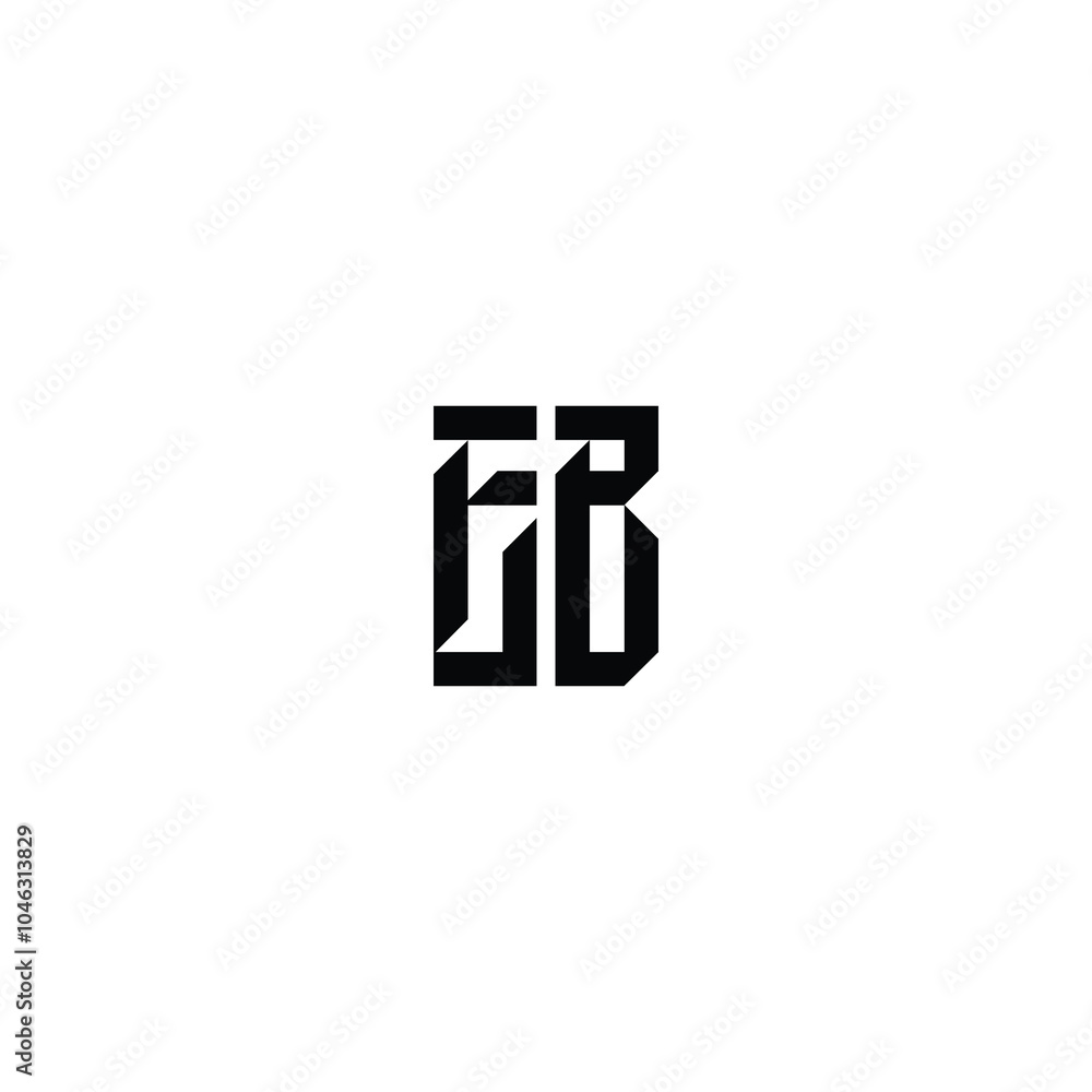 EB monogram logo design letter text name symbol monochrome logotype alphabet character simple logo EB monogram logo design letter text name symbol monochrome logotype alphabet character simple logo