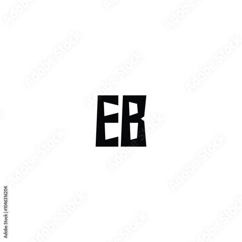 Free Download EB monogram logo design letter text name symbol monochrome logotype alphabet character simple logo - GFXLoad
