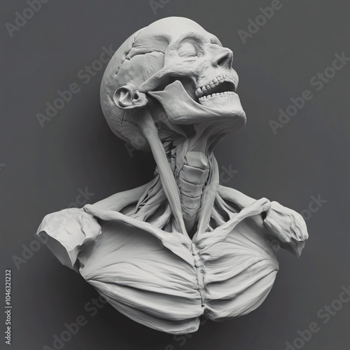 Detailed Anatomical Sculpture