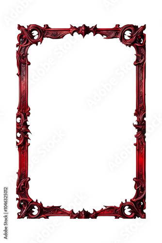 Demonic devil border png transparent background
