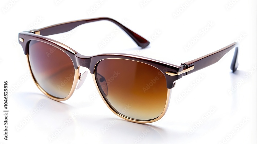 Stylish sunglasses on white background Stylish sunglasses on white background