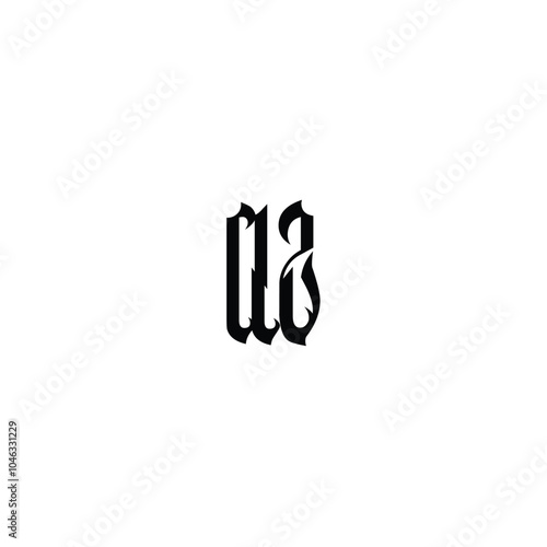 Free Download AZ monogram logo design letter text name symbol monochrome logotype alphabet character simple logo - GFXLoad