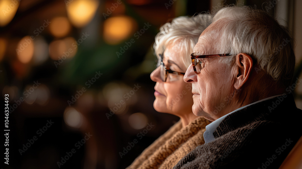 Obraz premium smiling happy healthy silver hair retired rich people traveling on their free time after retire 