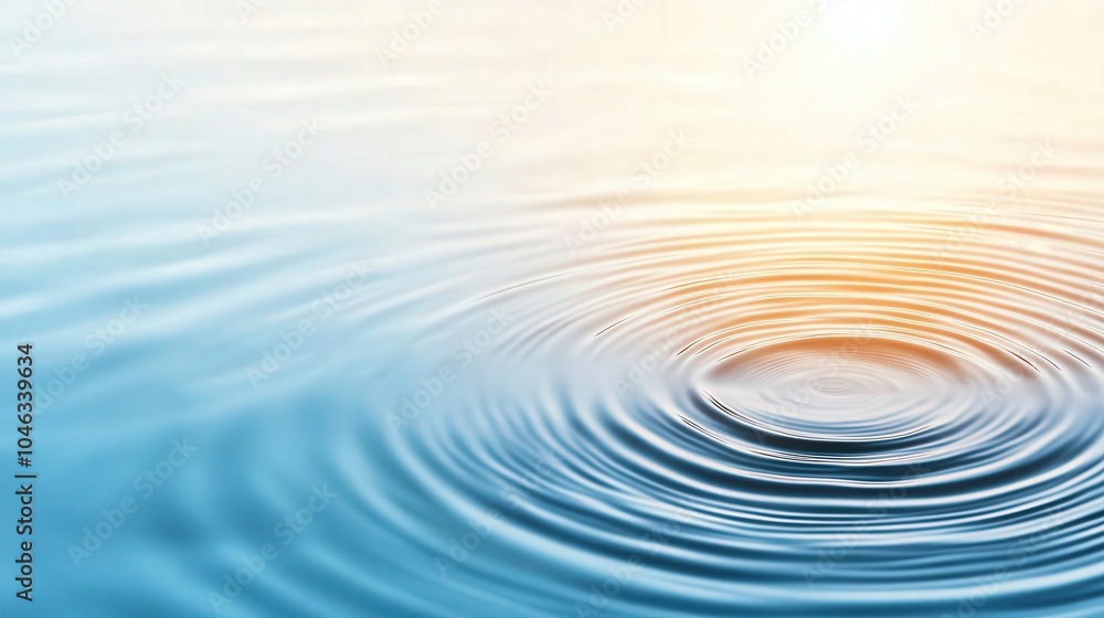 Abstract closeup of water ripples in a bright, clean setting, symbolizing purity and calm, water ripple closeup, calm and pure Abstract closeup of water ripples in a bright, clean setting, symbolizing purity and calm, water ripple closeup, calm and pure