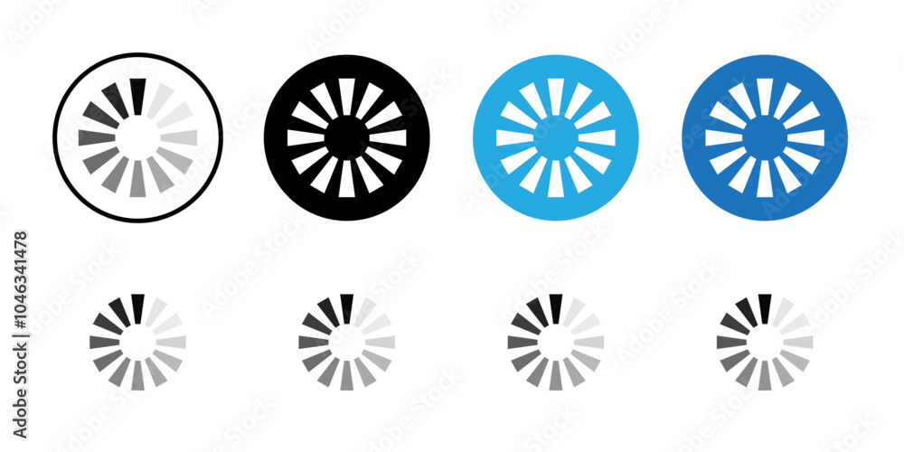 Loading icon Simple thin outline Loading icon Simple thin outline