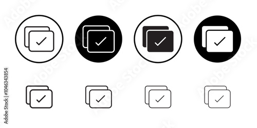 Pop up icon Simple thin outline