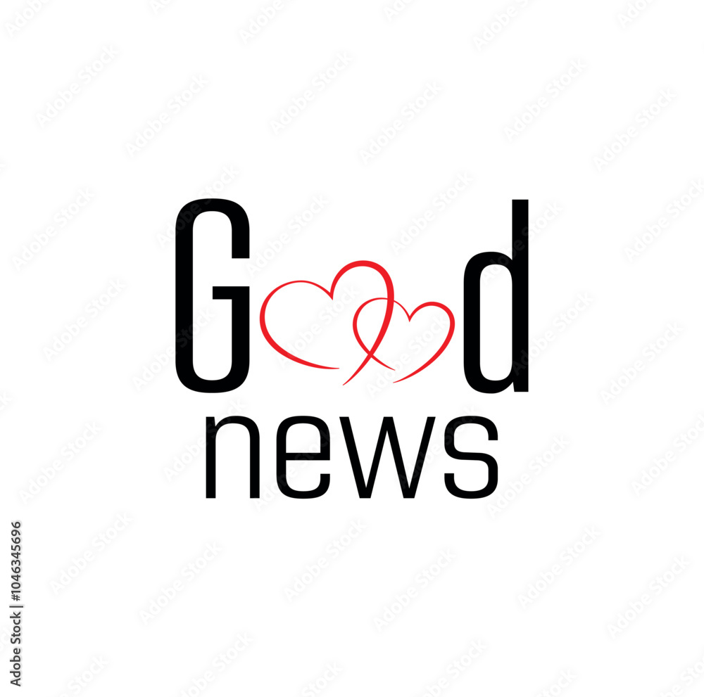 good news sign on white background good news sign on white background