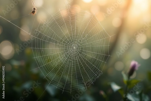 _ . Cobweb and Dreamscapes Capture a cobweb in a dreamlike and s photo