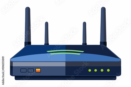  router vector art and illustration