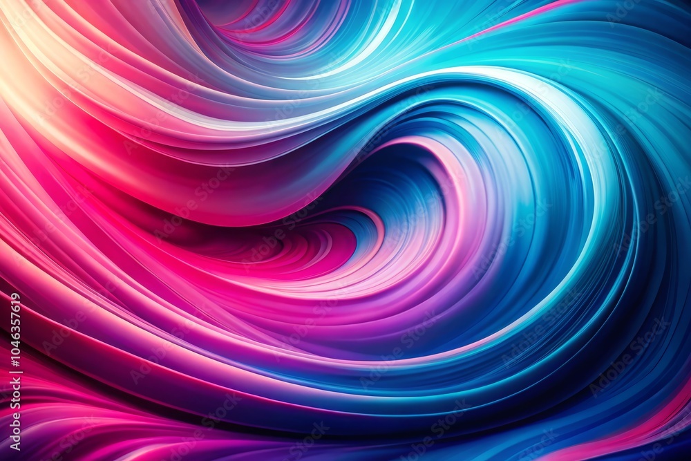 Fototapeta premium Abstract Swirling Pink and Blue Gradients for Modern Backgrounds and Artistic Projects