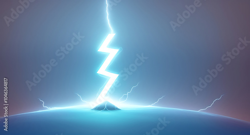 A clean, bold lightning bolt symbol representing energy and power, isolated on a plain background.