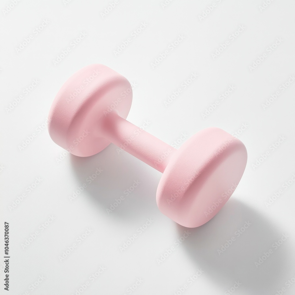 Pink Rubberized Dumbbell with Speckled Surface, Compact and Ergonomic, Lightweight Exercise Weight Ideal for Fitness Training, Isolated on White
Pink Rubberized Dumbbell with Speckled Surface, Compact and Ergonomic, Lightweight Exercise Weight Ideal for Fitness Training, Isolated on White