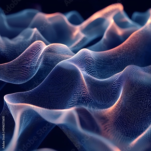 Soothing Algorithmic Visualization of Financial Market Data in Vibrant Flowing Patterns