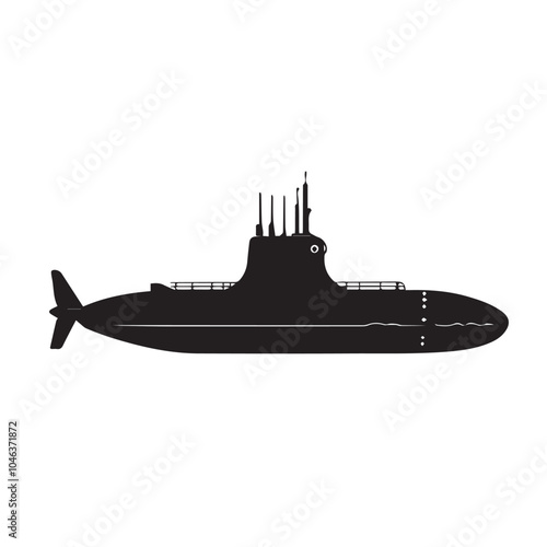 illustration of a submarine